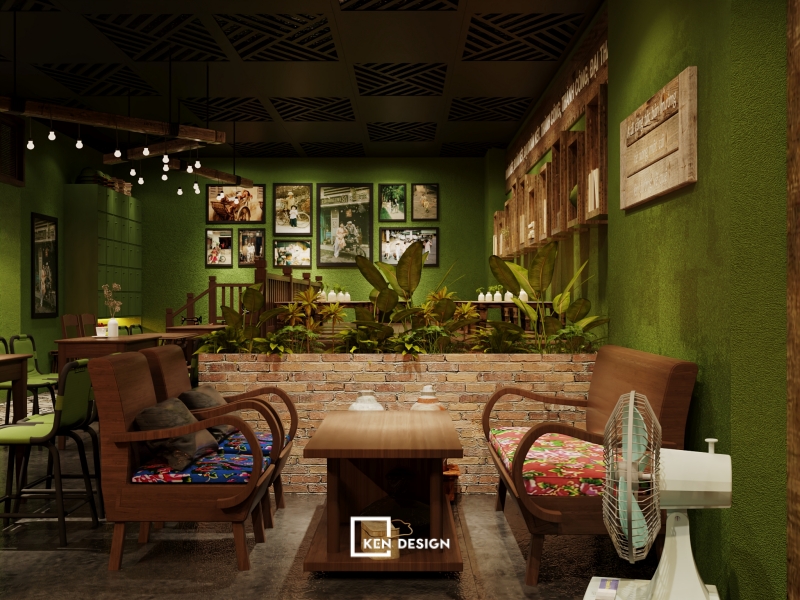 Thiết kế KAKA Cafe tại Hàn Quốc cực thu hút